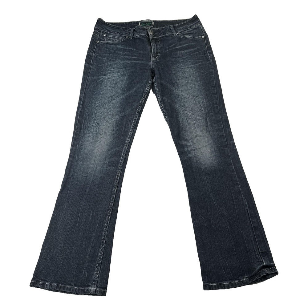 Wrangler Jeans Womens 11x32 (31x29) Bootcut Embellished Pockets Stretch Denim